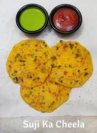 Suji Ka Cheela Recipe Recipes Delicious Breakfast Recipes Indian Vegetable Recipes