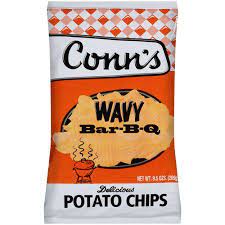 Conn S Wavy Bar B Q Flavored Potato Chips 9 5 Oz Walmart Com Potato Chips Bar B Q Flavors