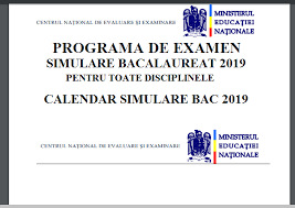 29 downloads 137 views 8mb size. Calendar Simulare Bac 2019 Programa Simulare Bacalaureat 2019 Modele Simulare Bac 2019 Clasa A 12 A È™i Clasa A 11 A Jitaruionelblog Pregatire Bac Si Evaluarea Nationala 2021 La Matematica Si Alte Materii
