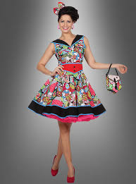 50er jahre kostüme zum mieten im kostümverleih nürnberg. Pop Art Dress Nina Buyable At Kostumpalast De