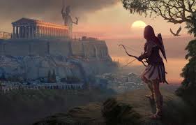 Обои по теме assassin's creed odyssey. Wallpaper Figure Art Assassins Creed Painting Ubisoft 2018 Assassin S Creed Odyssey Images For Desktop Section Igry Download