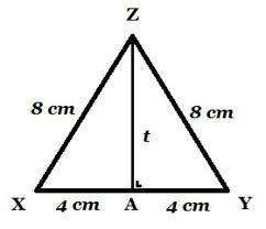 Segitiga sama kaki segitiga sama kaki mempunyai pengertian sebuah segitiga yang mempunyai dua sisi yang sama panjang dan dua sudut yang sama besar yaitu sudut yang berhadapan dengan sisi yang panjangnya sama. Ukuran Segitiga Sama Kaki Yang Dapat Dilukis Brainly Co Id