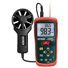 Extech - 0.4 to 30 m/s, Air CFM and CMM Thermo Anemometer ...