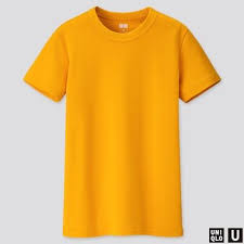 Women U Crew Neck Short Sleeve T Shirt Shirts T Shirts For Women Mustard Shirt