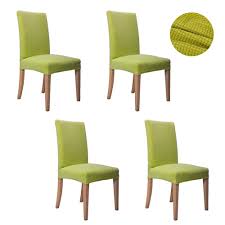 Dining room chairs can be beautifully covered with fabric in the. Lovestory Jacquard Chair Cover Stretch Dining Room Chair Slipcovers Spandex Elastic Removable Washable Universal Chair Protective Cover Protector For Hotel Banquet Ceremony Home Kitchen Slipcovers Cate Org