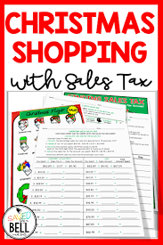 These Christmas Sales Tax Worksheets For Upper Elementary And Middle School Students Make Christ Holiday Math Worksheets Holiday Math Christmas Math Worksheets