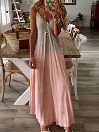 Material Cotton Blends Silhouette A Line Dress Length Mid Calf Sleeve Length Sleeveless Neckline Rou In 2020 Holiday Maxi Dress Maxi Dress With Sleeves Maxi Dress