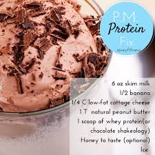 Have A Late Night Munchie Or Even Still Hungry After Dinner Try This Protein P M Fix Smoothie For Chocolate Craving Ice Cream Recipes Sweet Treats Desserts