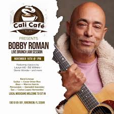 We are pleased to announce a special performance by Mr. Bobby Roman