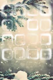 A Wintery Home Screen Wallpaper With Button Outlines For Your Apps Iphone Wallpaper Winter Screen Wallpaper Wallpaper Backgrounds