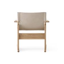 Solid wood frame with arms. Sling Lounge Chair Beautiful And Enduring Sustainable Furniture Takt