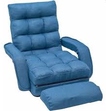 This style of lounge has been used ever since the egyptians, but the greeks and romans enjoyed. Folding Lazy Sofa Floor Chair Sofa Lounger Bed With Armrests And A Pillow Blue Contemporary Indoor Chaise Lounge Chairs By International Image Canvas