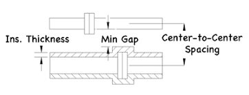 Pipe Rack Line Spacing