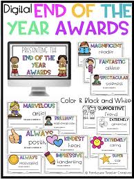 Digital End Of The Year Awards In 2020 Classroom Awards Teachers Classroom Management Google Classroom