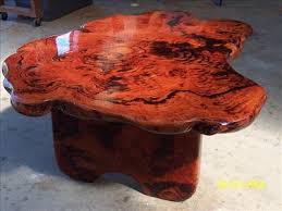 Redgum Coffee Table Beautiful Burled Wood Coffee Table Log Cabin Furniture