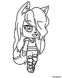 To print the page you would like to color, click on page and then. Fox Demon Gacha Life Shefalitayal