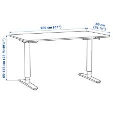 bekant desk sit stand white ikea