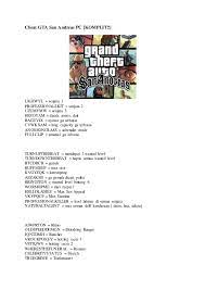 Game gta yang dirilis pada 1997 ini pertama kali. Cheat Gta San Andreas Pc