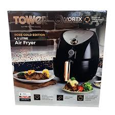 Can you put raw potatoes in air fryer. Tower 4 3 Litre Air Fryer Rose Gold Edition