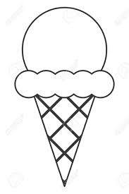 Mon cornet de glace légèrement destructuré et régressif. Simple Creme Glacee A La Ligne Noire Avec Cone Icone Illustration Vectorielle Clip Art Libres De Droits Vecteurs Et Illustration Image 58659936