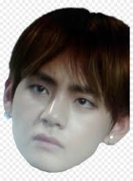 Full face of first impressions *wearing 4 inch nails*. V Meme Face Meme Faces Army Memes Amino Creep Face Tae Shook Clipart 14659 Pikpng