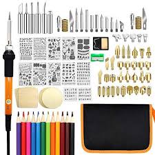 Wood Burning Kit Petuol 110pcs Wood Burning Tool With Adjustable Temperature 200 450 C Professional Wood Burning Kits Diy Crafts For Adults Wood Burning Tool