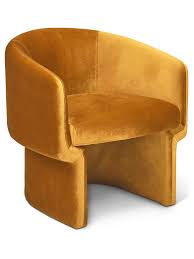 Urbia Jessie Mustard Accent Chair In 2021 Accent Chairs Unusual Furniture Printed Accent Chairs