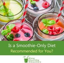 Is A Smoothie Only Diet Recommended For You Easy Healthy Smoothies Smoothie Diet Meal Replacement Smoothies