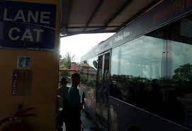 Crossing over the kelantan river to kota bharu. Bus Stop At The Ferry Terminal Bus Station Picture Of Central Area Transit Cat Bus Service Penang Island Tripadvisor