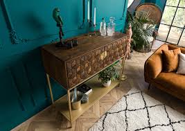 Bar eckbar wohnzimmer hausbar theke schwarz hochglanz klassisch italienisch. Bar Holz Des Mangobaumes Kaufen Massivmoebel24