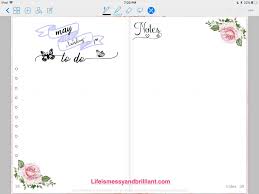 Then, you can color code your classes and use icons to make it visually interesting and easy to scan. How To Decorate A Digital Planner Digital Bullet Journal In Ipad Goodnotes