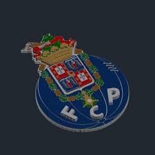 Porto b da uefa champions league, o liverpool f. Download Free Stl File Fc Porto Logo 3d Printer Model Cults