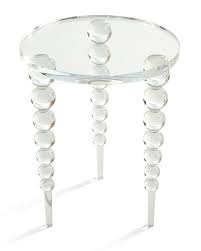 Ambella Katava Round Acrylic Orbs Side Table Acrylic Side Table Acrylic Furniture Decor Furniture Design Living Room Sofas