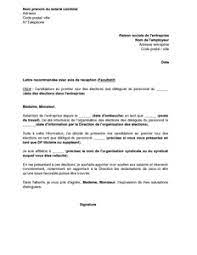 Lettre de candidature au cse. Exemple Gratuit De Lettre Candidature 1er Tour Elections Delegues Personnel