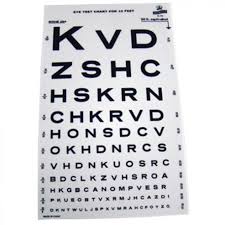 10 Snellen Eye Test Chart