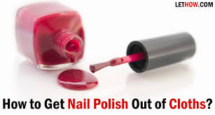 How to remove nail polish from fabric tutorial, step by step. How To Get Nail Polish Out Of Clothes