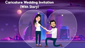 Finding the perfect wedding invitations for your big day is no small task. Caricature Wedding Invitation Video Latest Wedding Templates In 2020 Whatsapp Invitation 2020 Youtube