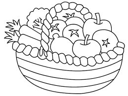 Download this adorable dog printable to delight your child. Fruits In A Basket Coloring Pages For Kids And For Adults Coloring Home