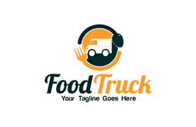 Food Truck Logo Template Graphic By Redvy Creative Creative Fabrica Logo Templates Logo Design Logos