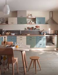 Cuisine Castorama Nos Modeles Coups De Coeur Elle Decoration Meuble Cuisine Cuisine Verte Cuisine Retro Moderne