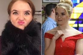 Red hair with blonde highlights. Ex Eastenders Star Lorna Fitzgerald Dramatically Dyes Trademark Blonde Hair Red Mirror Online