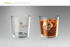 Glass Mockup Whiskey Glass Glass Whiskey Mockup