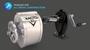 X Acto Ks Manual Classroom Pencil Sharpener 1031 Youtube
