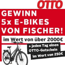 Bei www.otto.de werden immer versandkosten erhoben. Taglich Ein 250 Otto Gutschein Oder Eins Von 5 E Bikes Gewinnen Gutscheine Gewinnspiel Otto Versand