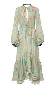 Line And Shape For Simple Design Silk Double Georgette Dress By Johanna Ortiz Fashion Dresses Dresses Georgette Dress