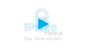 I hope you've done your brain exercises. Live Prize Trivia San Diego