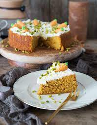 Vegane muffins, kuchen & gebäck. Veganer Und Glutenfreier Rublikuchen Karottenkuchen Carrot Cake Zimtkeks Und Apfeltarte