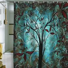 I Could See Doing Something Like The Pattern On This Shower Curtain On A Card Using The Branch And Flowers In The Hannah Flying A Kite Sta With Images Pretty Shower