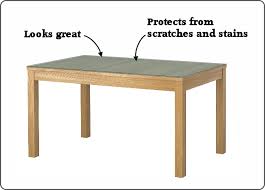 They come in several sizes to fit your space, too. Ikea Table Top Protectors Uk Glass Table Top Protectors Made To Measure