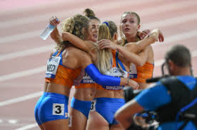 (fbk games) hengelo, netherlands, june 06 — the reigning 10,000 world champion made an eloquent statement about her tokyo chances in the longest track event by shattering the world record at the fbk games. Estafetteploeg 4x400 Met Femke Bol Verdient Ook Olympisch Ticket Atletiekvereniging Altis